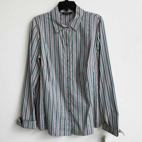 Lafayette 148 NY Shirt Size 14 NWT - Picture 1 of 11
